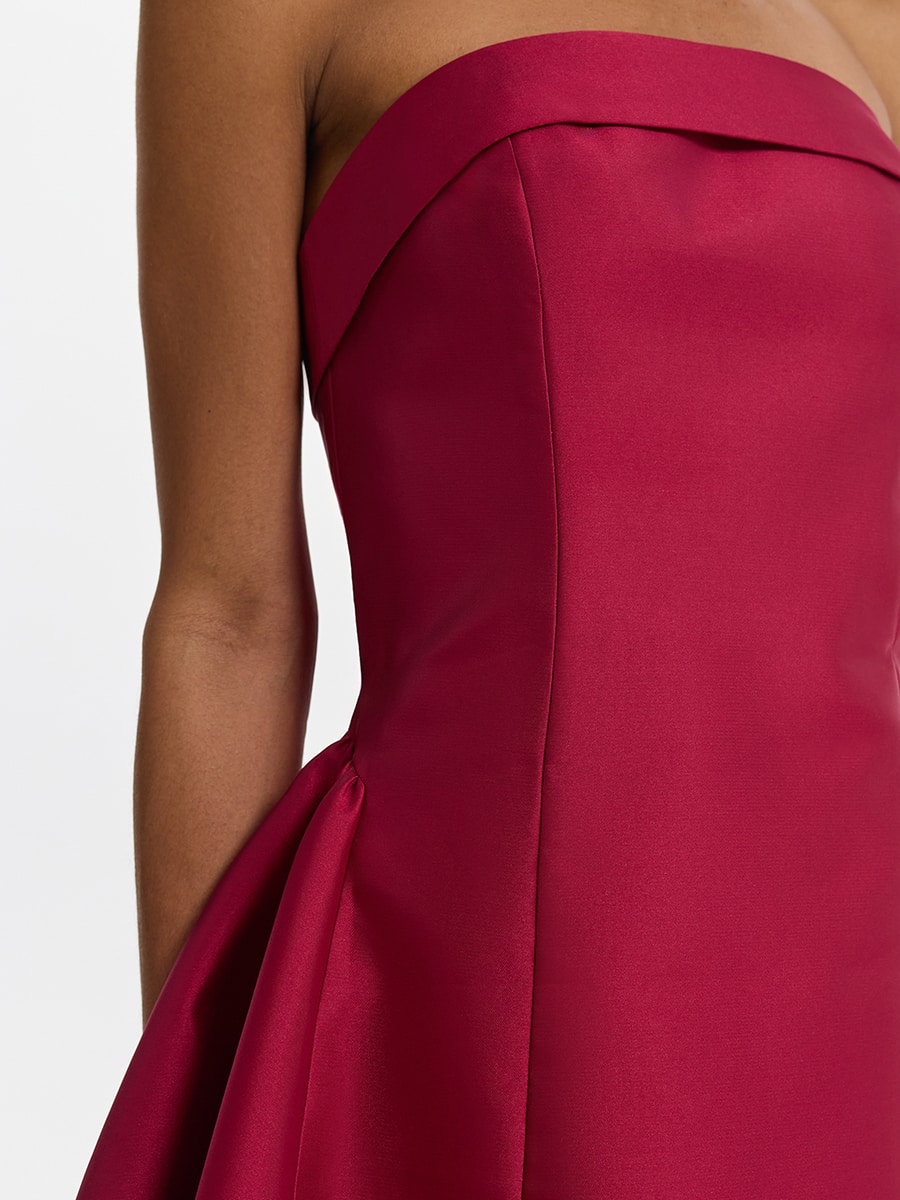 Платье-бандо с объемным подолом 5452617517-77