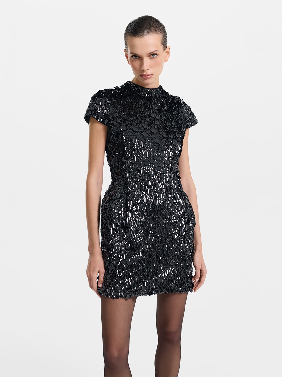 Платье с пайетками