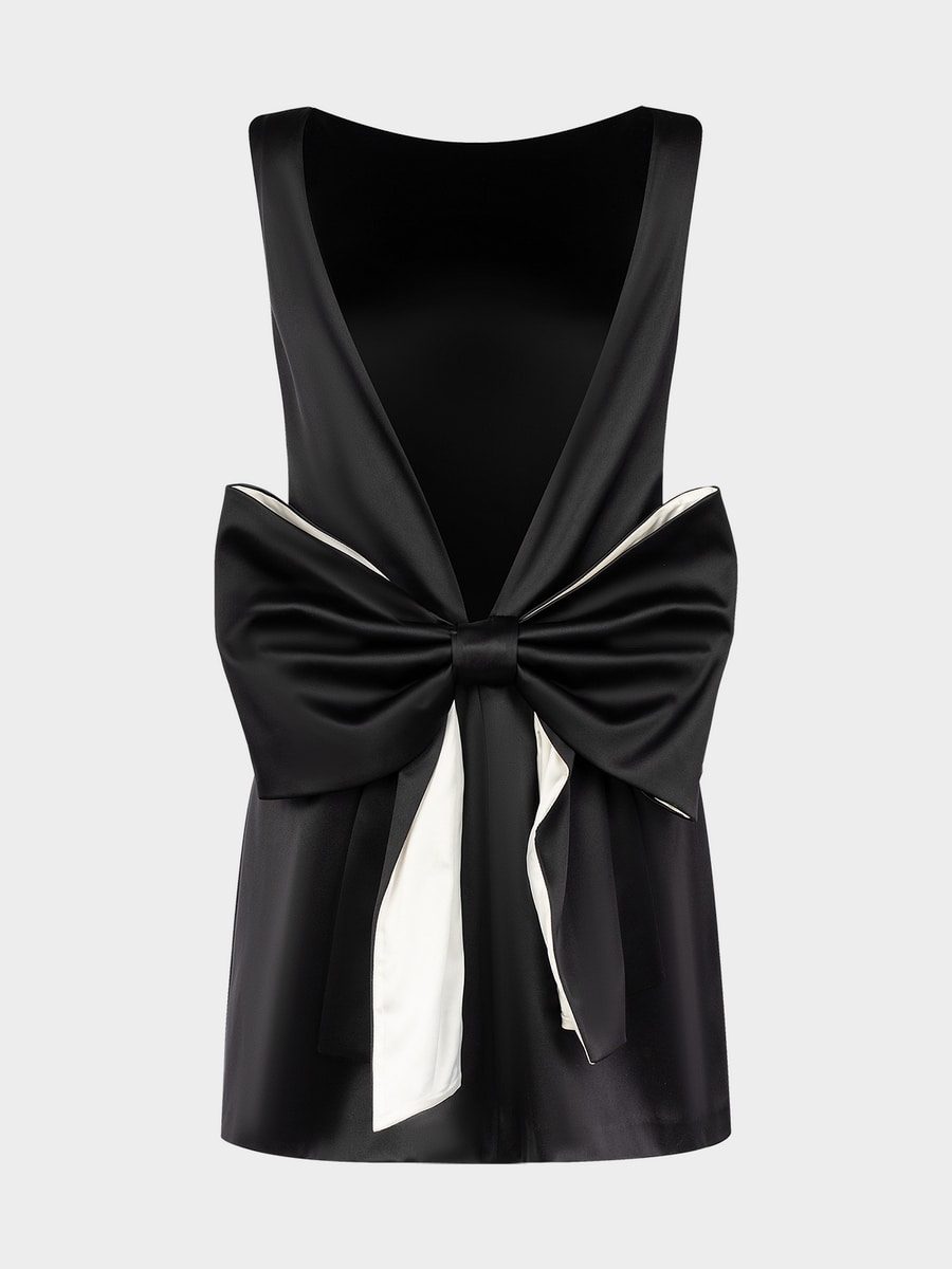 Комбинезон с объемным бантом