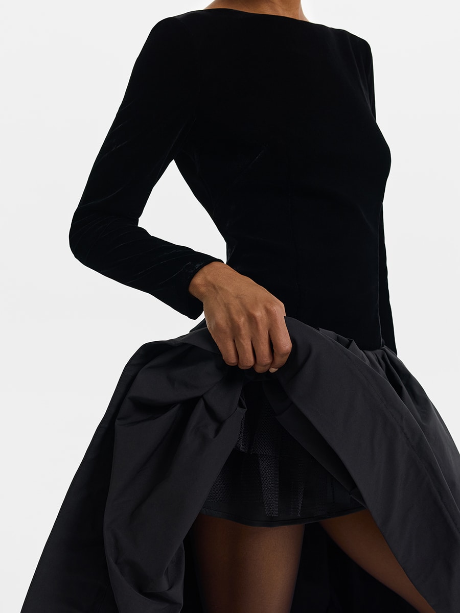 Асимметричное платье 