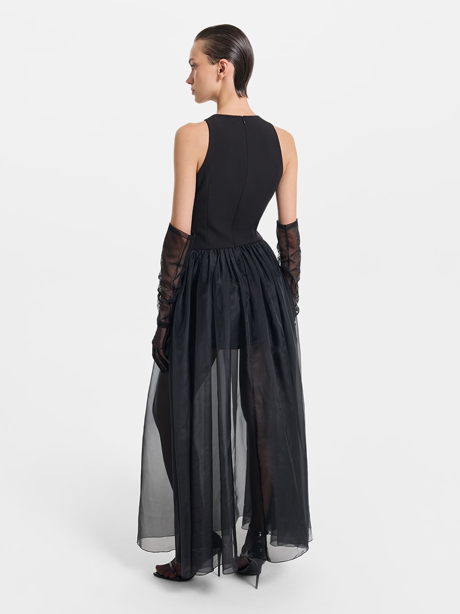 Комбинезон с органзой