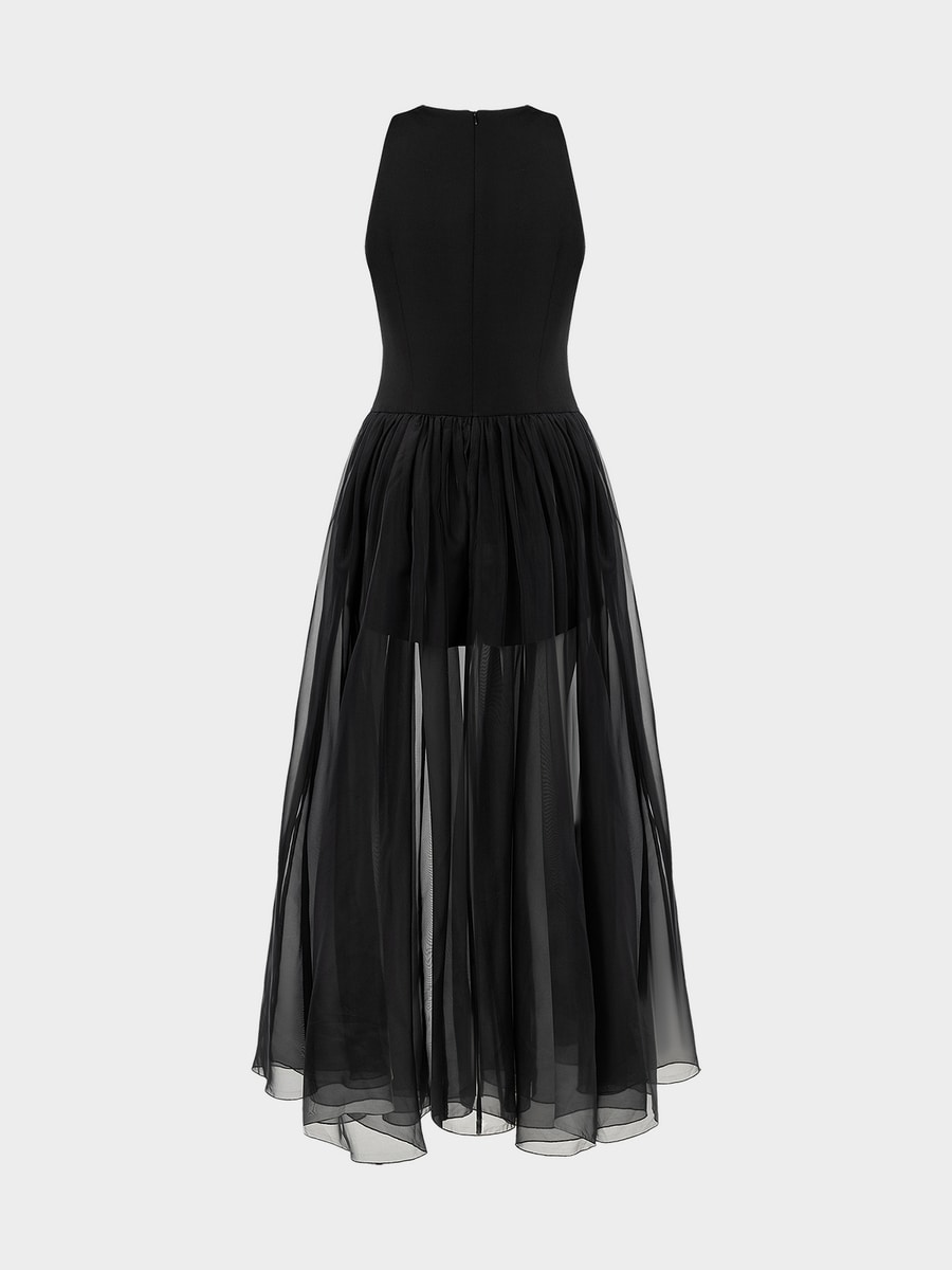 Комбинезон с органзой