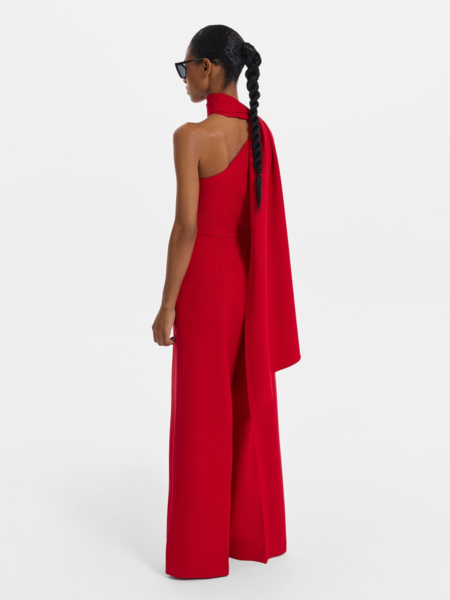 Комбинезон с шарфом