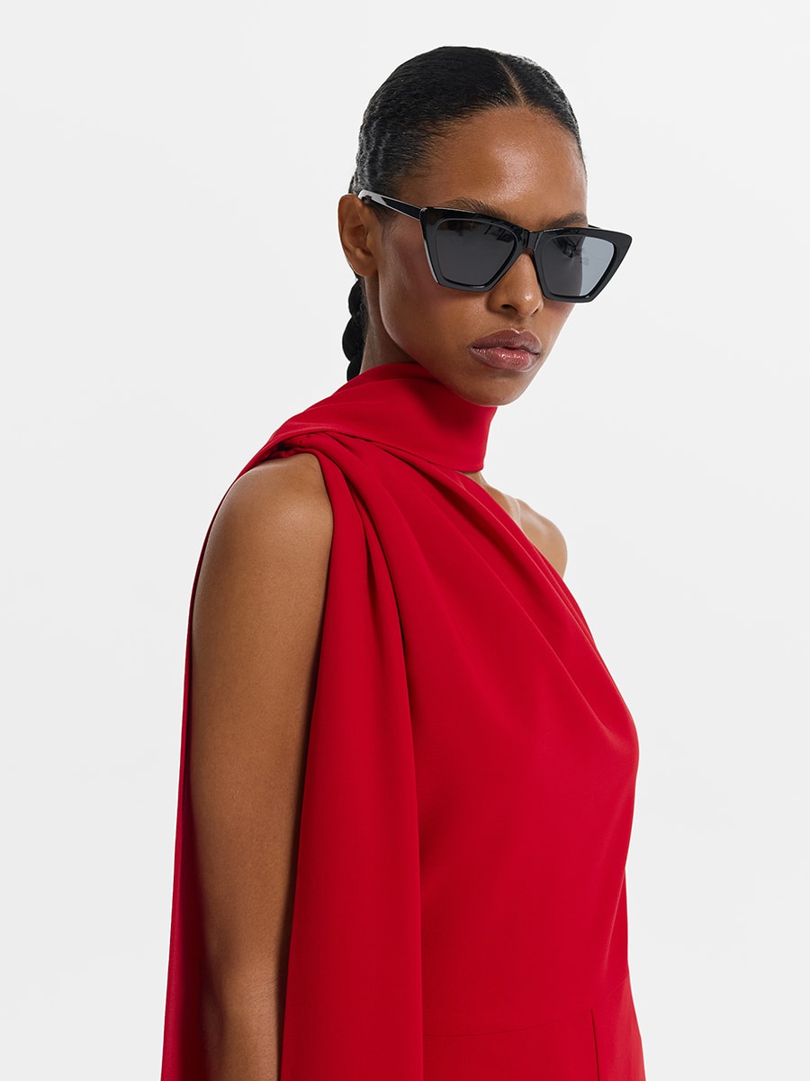 Комбинезон с шарфом