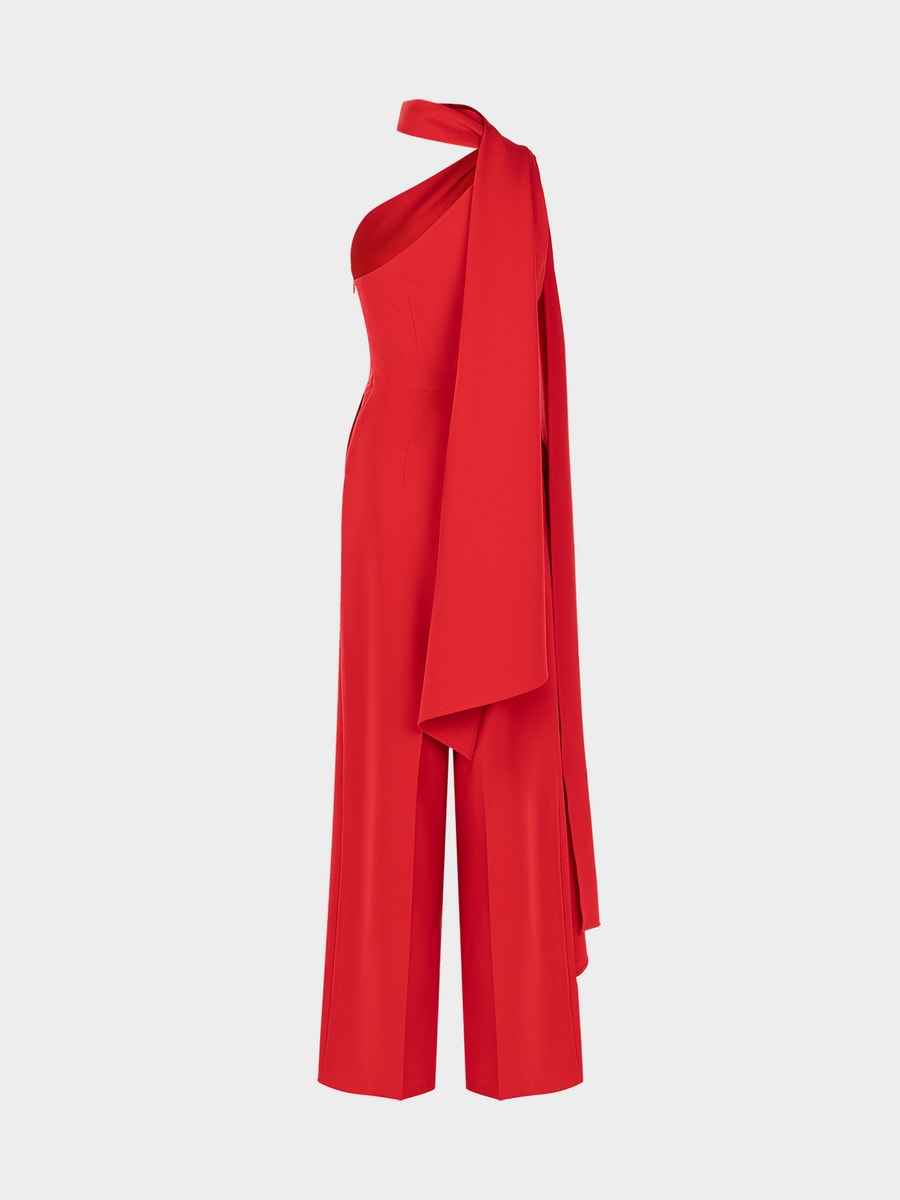 Комбинезон с шарфом