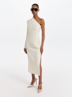 Асимметричное платье миди