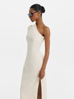 Асимметричное платье миди