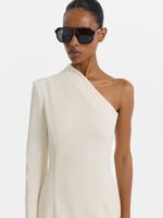 Асимметричное платье миди