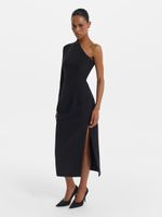 Асимметричное платье миди