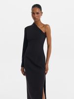 Асимметричное платье миди