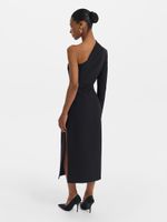 Асимметричное платье миди