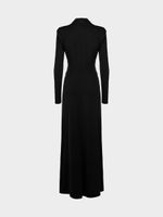 Платье макси с драпировками