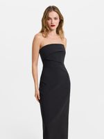 Платье-футляр с драпировкой