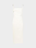 Платье-футляр с драпировкой