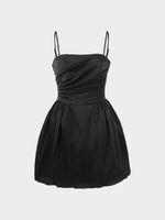 Платье мини с драпировкой