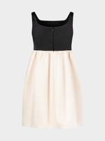 Платье мини с бантом