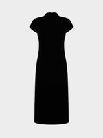 Бархатное платье-футляр