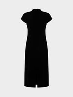 Бархатное платье-футляр