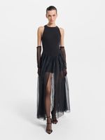 Комбинезон с органзой