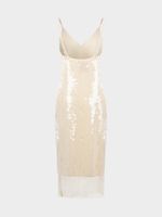 Платье миди с пайетками