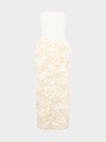 Платье с объемным подолом