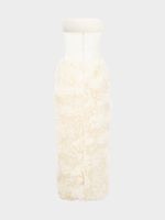 Платье с объемным подолом