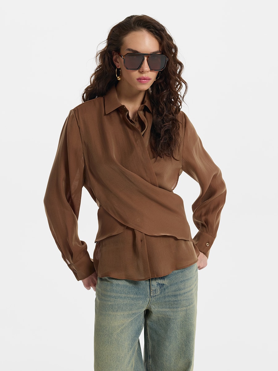 Блузка из тенселя