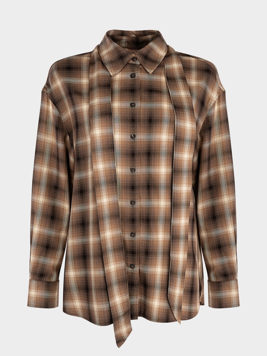 Блузка с галстуком