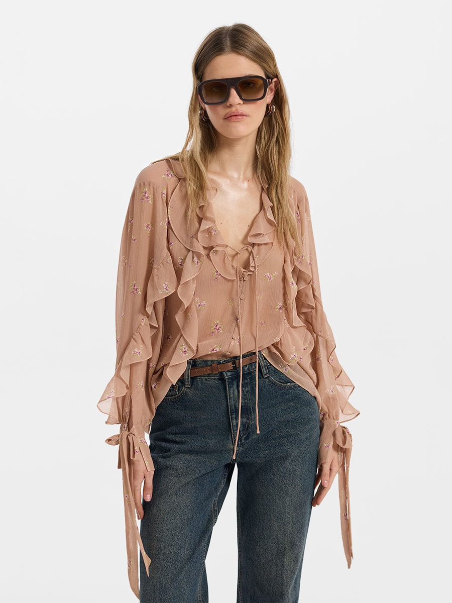 Блузка из шифона