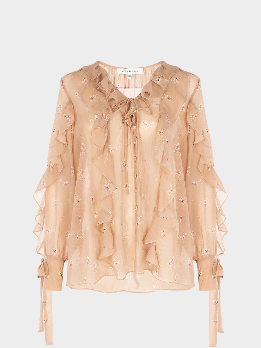 Блузка из шифона