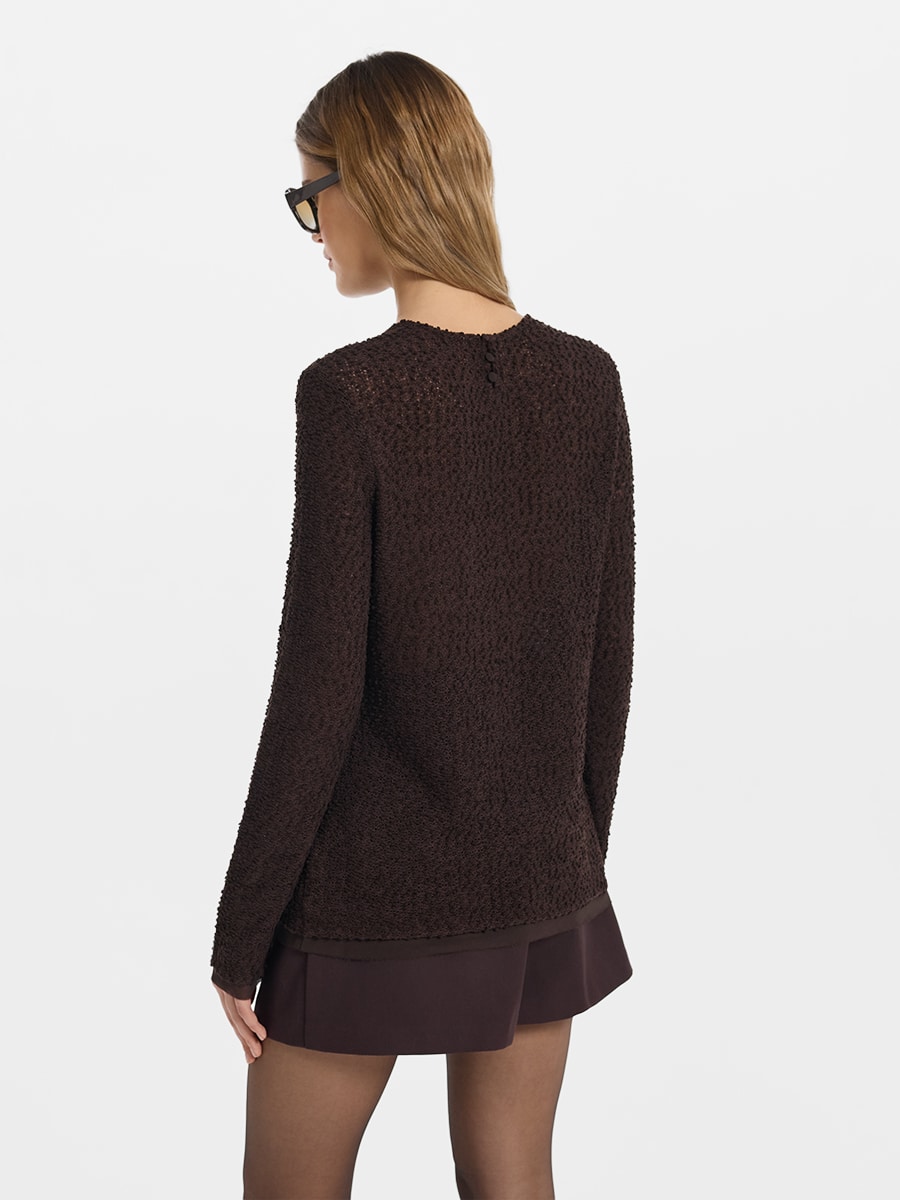 Лонгслив из букле