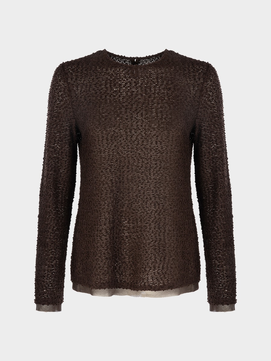 Лонгслив из букле