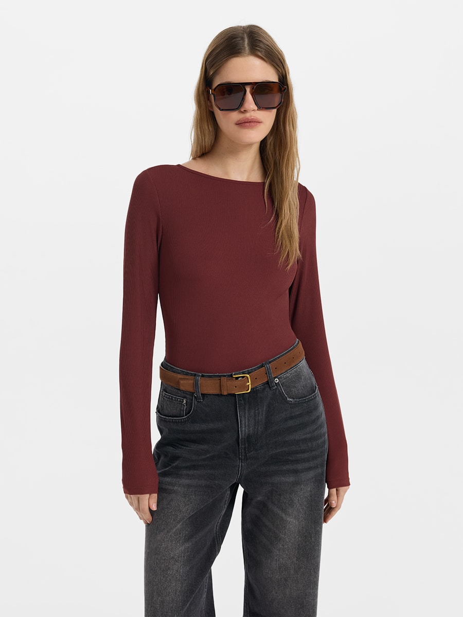 Боди с открытой спиной