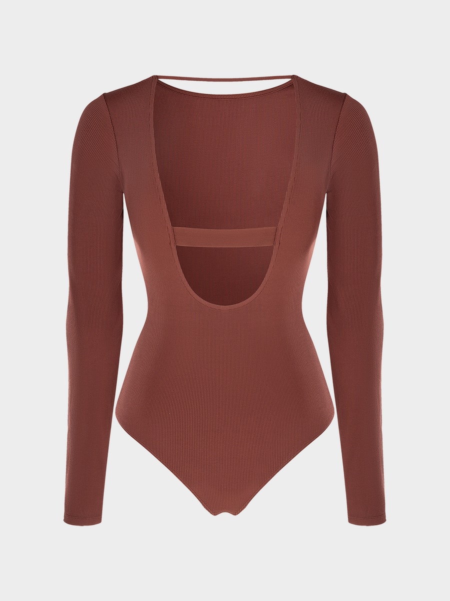 Боди с открытой спиной