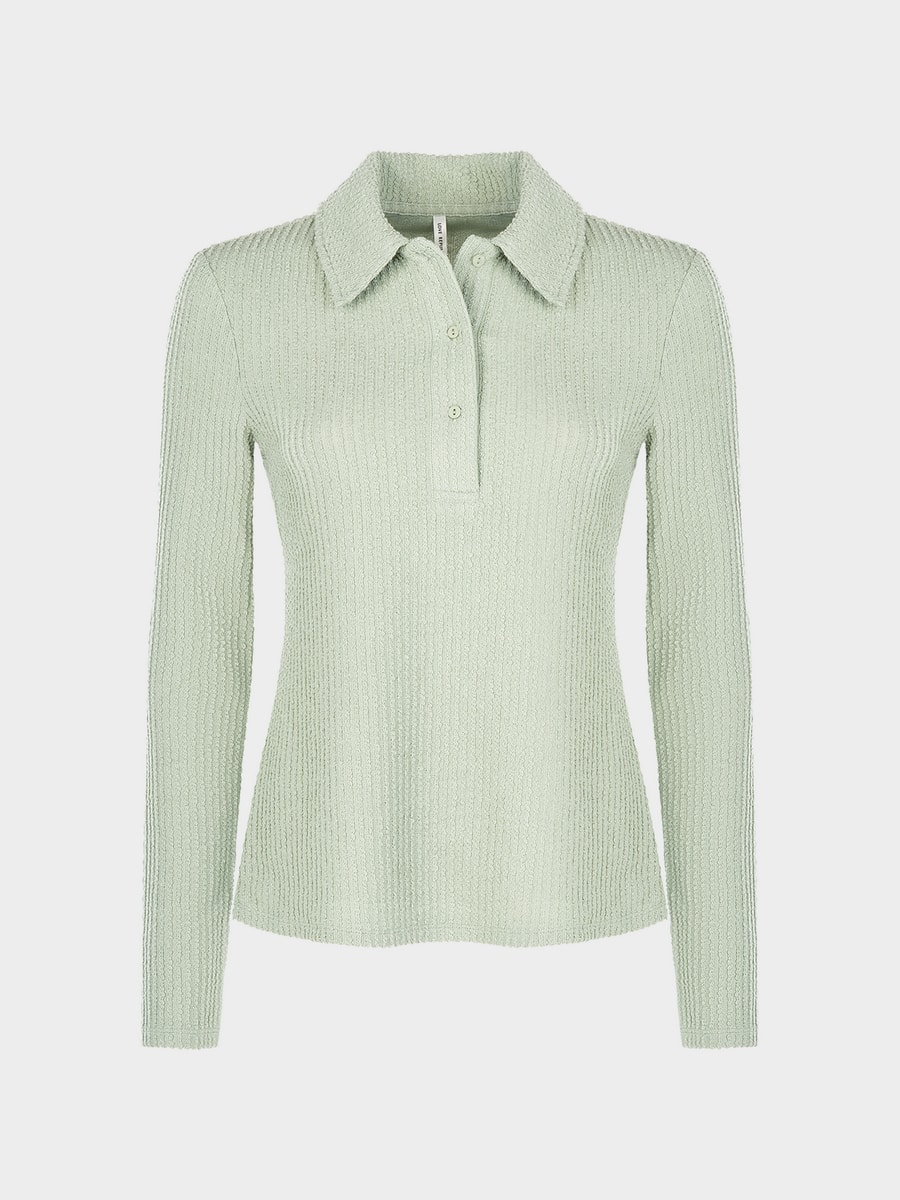 Джемпер-поло из букле