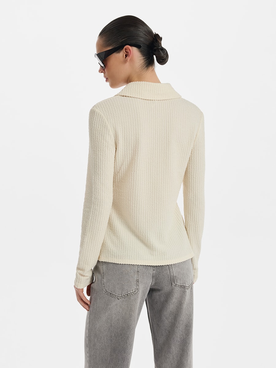 Джемпер-поло из букле 6151127337-60