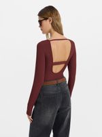 Боди с открытой спиной