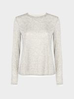 Лонгслив с контрастной отделкой