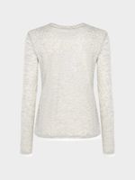 Лонгслив с контрастной отделкой