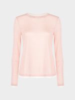 Лонгслив с контрастной отделкой