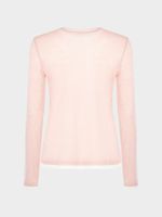 Лонгслив с контрастной отделкой