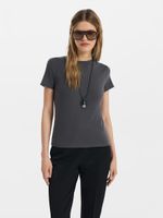 Футболка из тенселя с шерстью