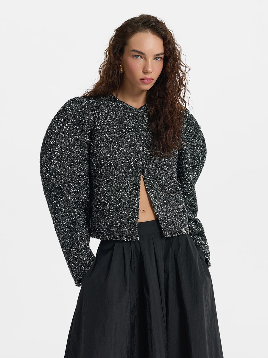 Твидовый жакет 