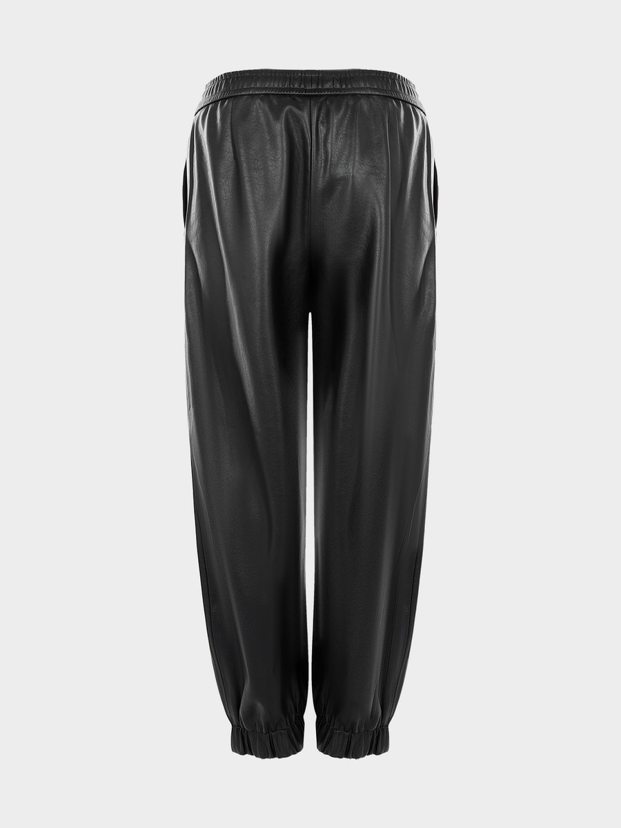 Брюки из экокожи