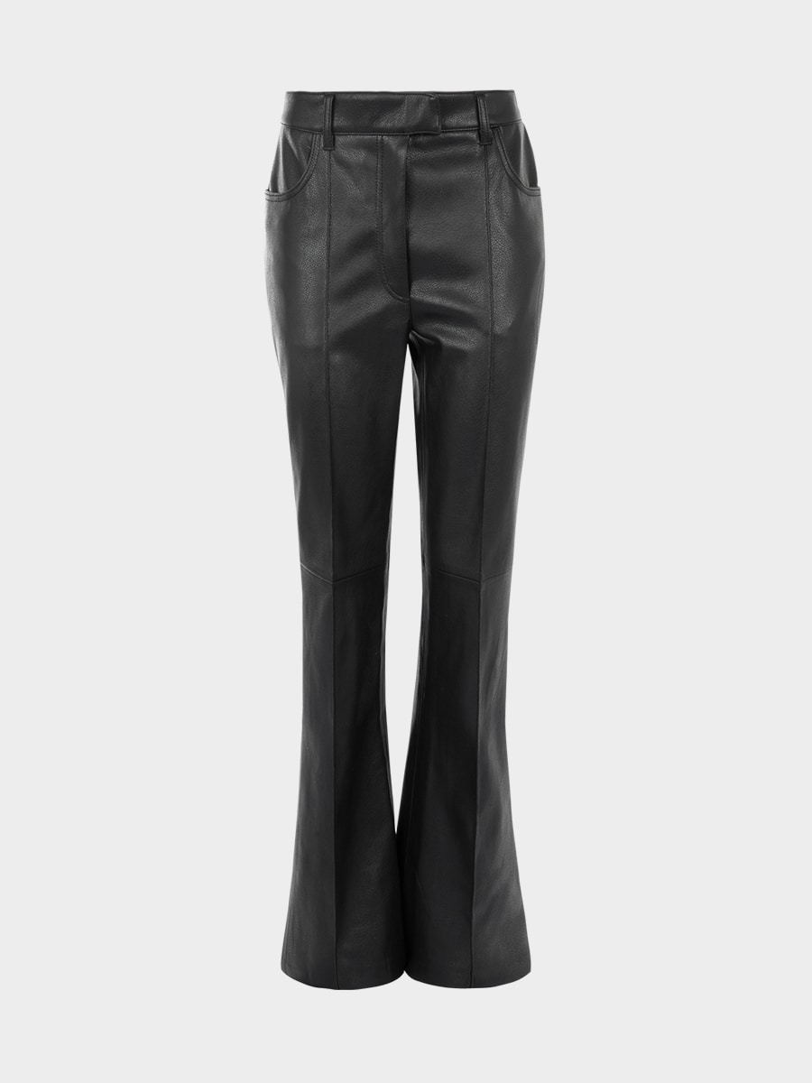 Брюки из экокожи