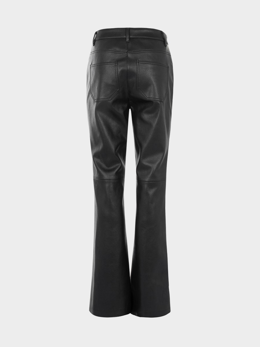 Брюки из экокожи