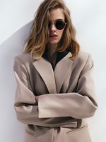 Однобортный жакет с вискозой