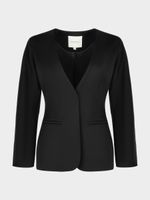 Приталенный жакет с вискозой