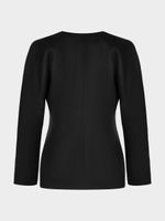 Приталенный жакет с вискозой