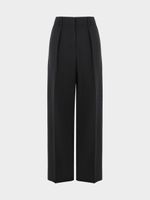 Брюки-палаццо с защипами